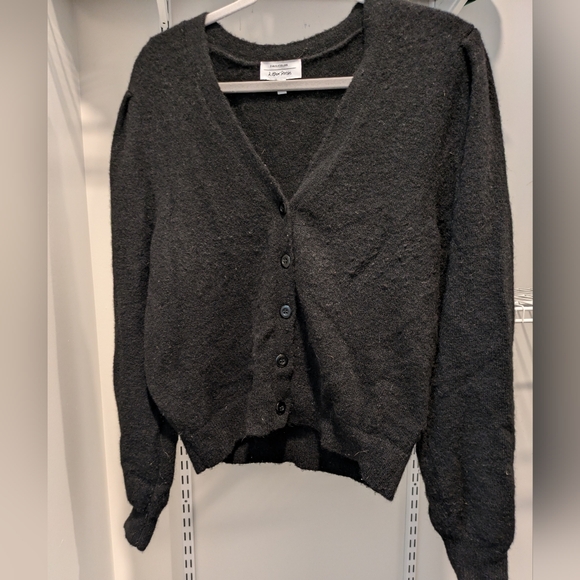 Puff Sleeves Cardigan - Picture 2 of 4